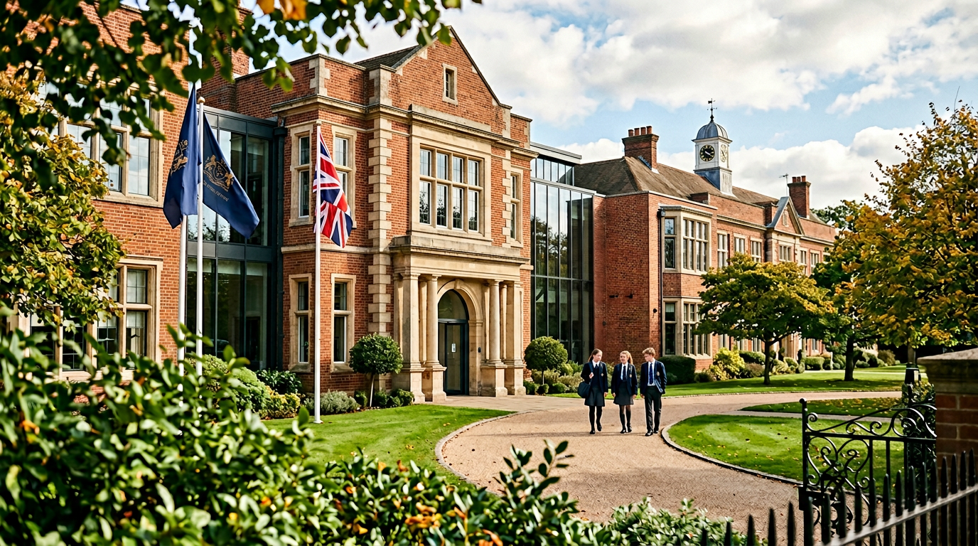 School Britain campus building exterior